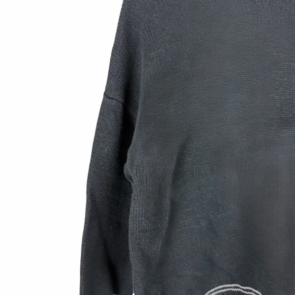 Women’s Y2K UGG Australia Black Knitted Essential Pullover Sweater Size S - Picture 4 of 8